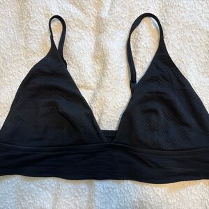 Aerie Black Swim Top